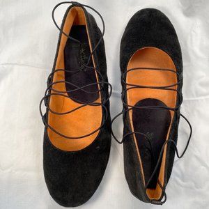 Rocket Dog Black Suede Flats